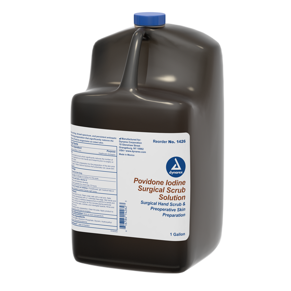 Dynarex - Povidone-Iodine Scrub Solution - 1 Gallon