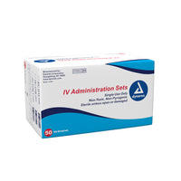 Dynarex - IV Administration set - 60 Drop, 75" (no injection sites)