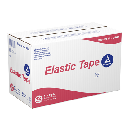 Dynarex - Elastic Tape, 1" x 5 yds