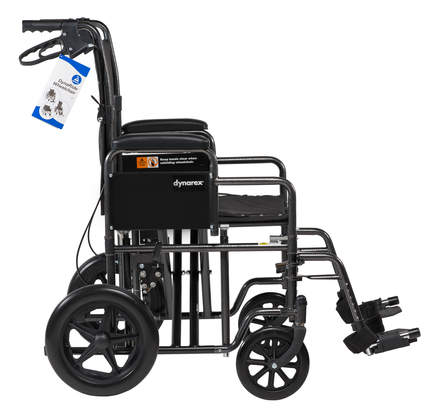 DynaRide Transport Plus Wheelchair 22"x18" Detch Desk Arm FR