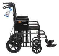 DynaRide Transport Plus Wheelchair 22"x18" Detch Desk Arm FR