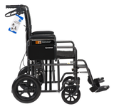 DynaRide Transport Plus Wheelchair 22"x18" Detch Desk Arm FR