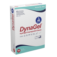 DynaGel Hydrogel Impregnated Gauze Dressing - 2"x2"