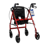 DynaGo Quad 8 - Aluminum Rollator with 7.5" Wheels