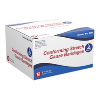 Dynarex - Stretch Gauze Bandage Roll - 4", Sterile