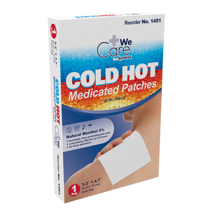 Dynarex - Cold Hot Medicated Patches, 1lb Bag