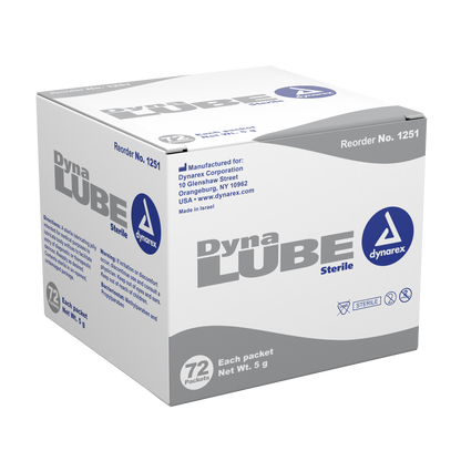 DynaLube Sterile Lubricating Jelly, 5g packet