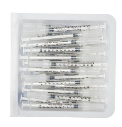 SecureSafe Allergy Safety Syringe Tray - 1cc - 27G, 1/2" needle
