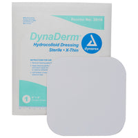 DynaDerm Hydrocolloid Dressing - X-Thin - 6"x6"