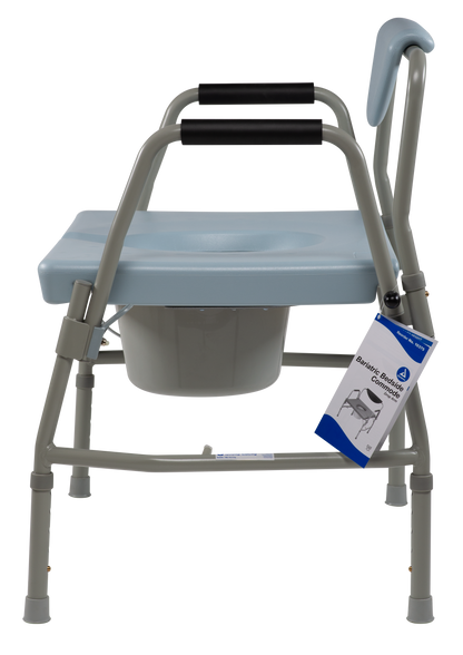 Dynarex - Bariatric Drop-Arm Folding Commode