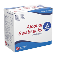 Dynarex -Alcohol Swabsticks, NS 4"