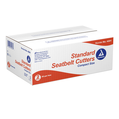 Dynarex - Seatbelt Cutter, Red - Compact