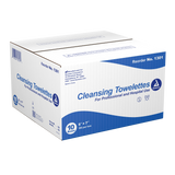 Dynarex - Cleansing Towelettes, 5" x 7", 10 Packs of 100 per Case (1000 Towels)