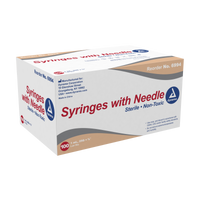 Dynarex - Syringes With Needle - 1cc