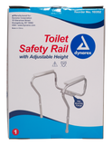 Dynarex - Toilet Safety Rail, Adjustable Height