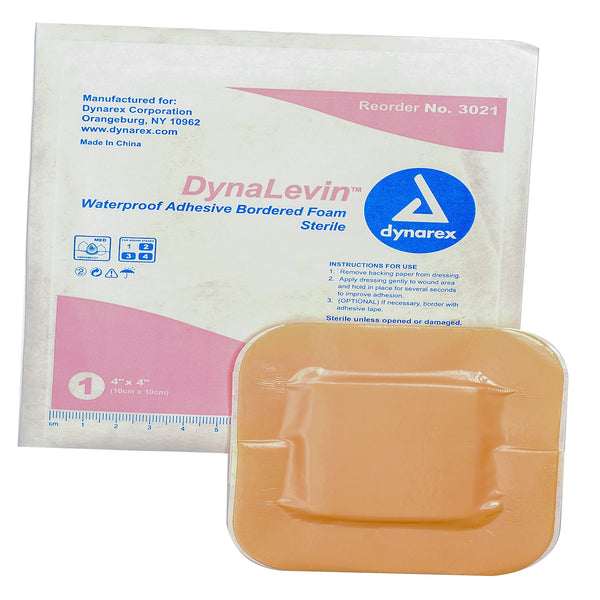 DynaLevin Waterproof Adhesive Bordered Foam Dressing