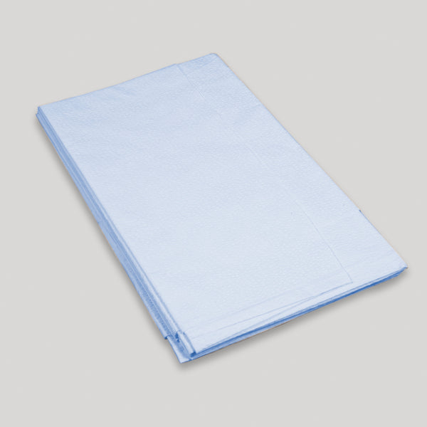 Dynarex - Drape Sheets (Blue PMS 2727) Poly / Tissue 2ply 40 x 90, 50/Case