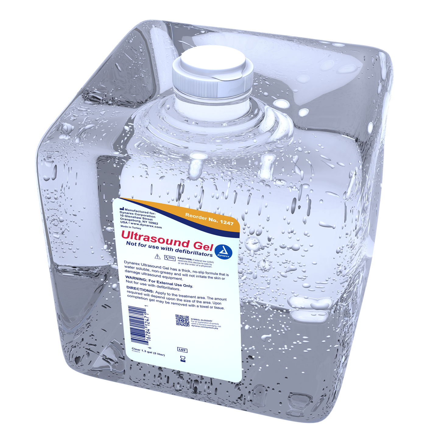 Dynarex - Ultrasound Gel 1.3 gal (5 liters), 4/case