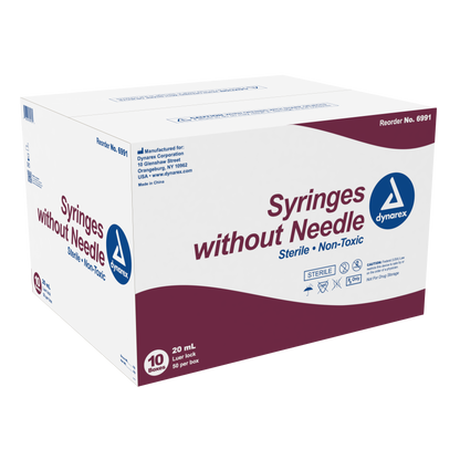 Dynarex - Syringe - Luer Lock 20 cc