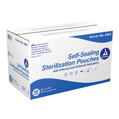 Dynarex - Sterilization Pouches 5.25" x 7.5"