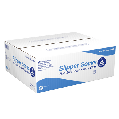 Dynarex - Single-Sided Slipper Socks, 48/case