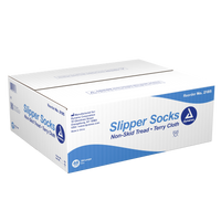 Dynarex - Single-Sided Slipper Socks, 48/case
